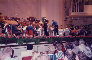 Felix with the Airforce Band